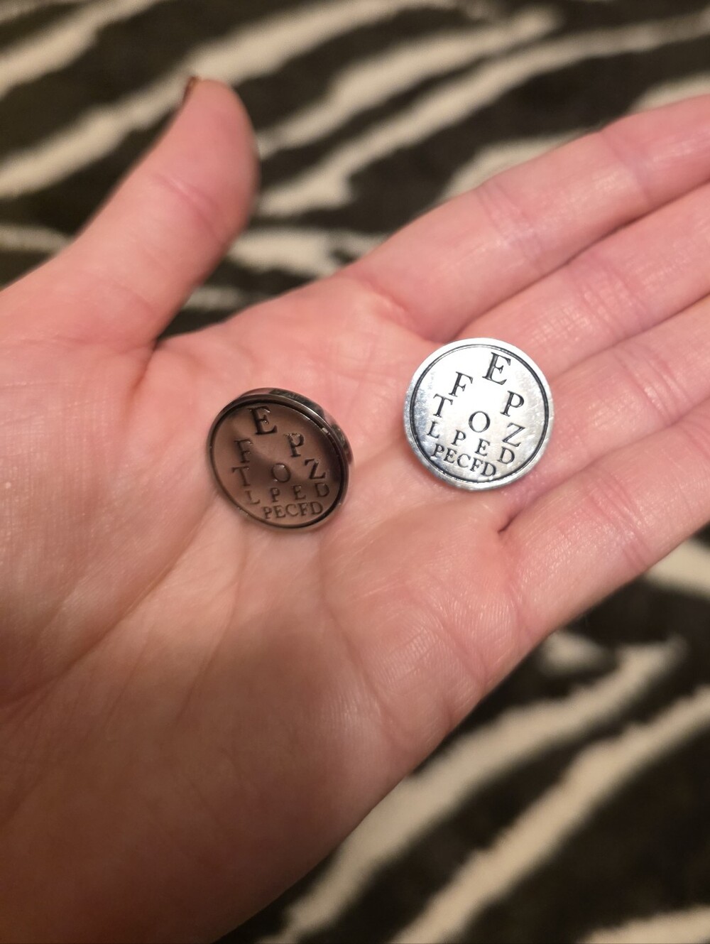 Snellen Chart Earrings
